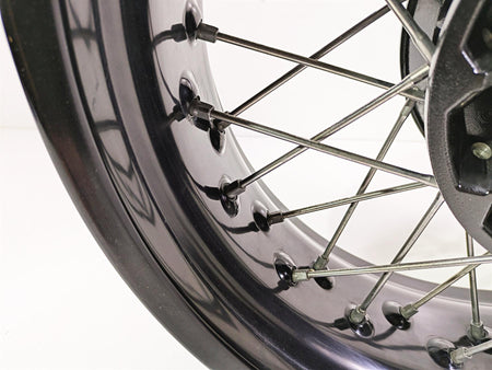 2014 BMW R nine T R9T K21 Rear Wheel Rim Black Spoke 17x5.5 -Ding 36318544696 {{ shop.shopifyCountryName }} - Mototech271
