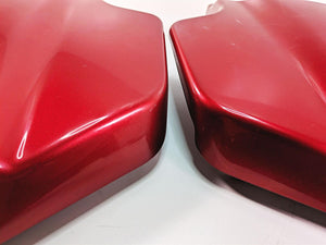 2013 Harley Touring FLHX Street Glide Side Cover Amber Red Sunglo Set 66250-09