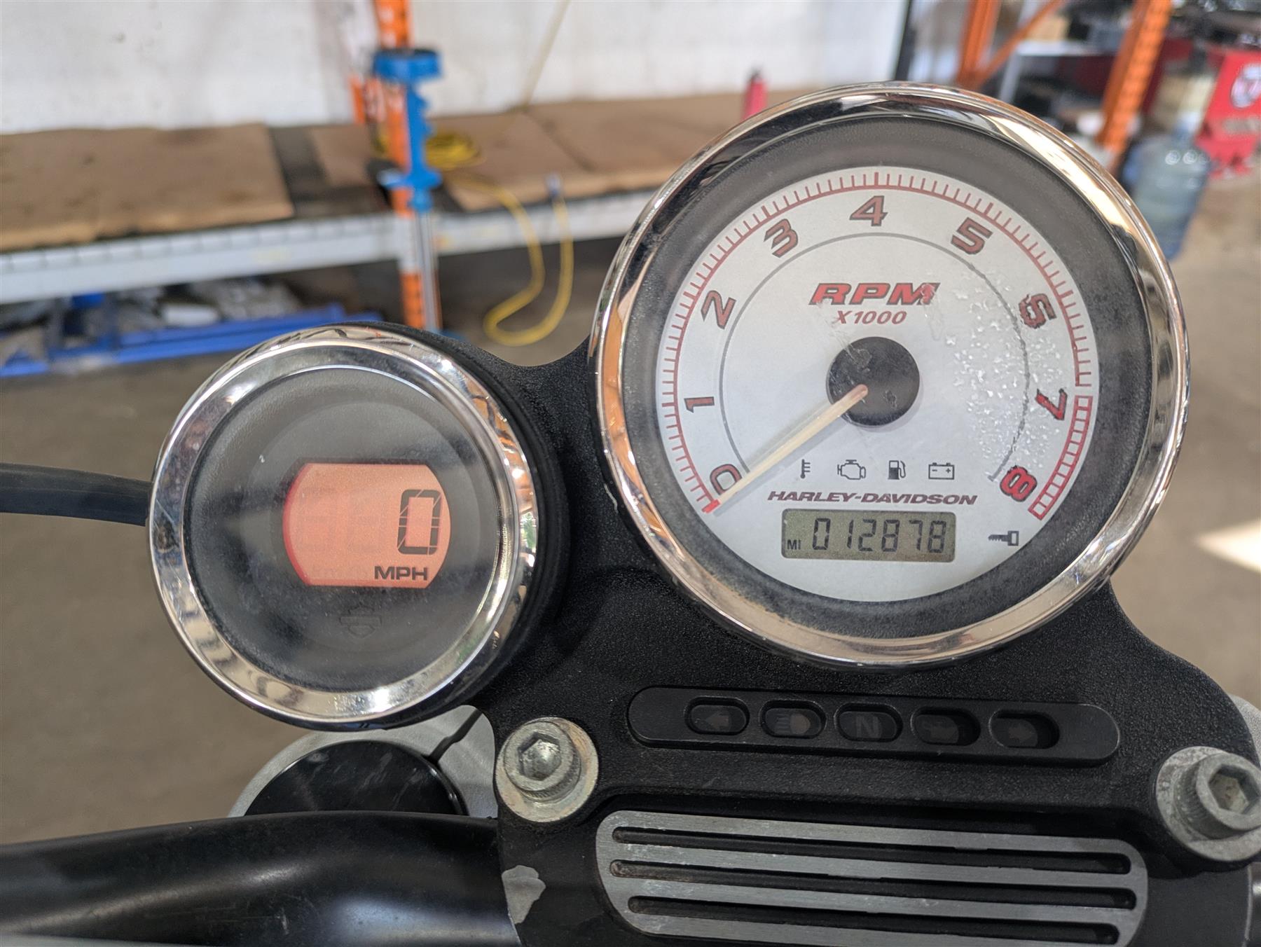 2009 Harley XR1200 Sportster Gauges Speedometer Tacho Instrument - 12k 67087-08 {{ shop.shopifyCountryName }} - Mototech271