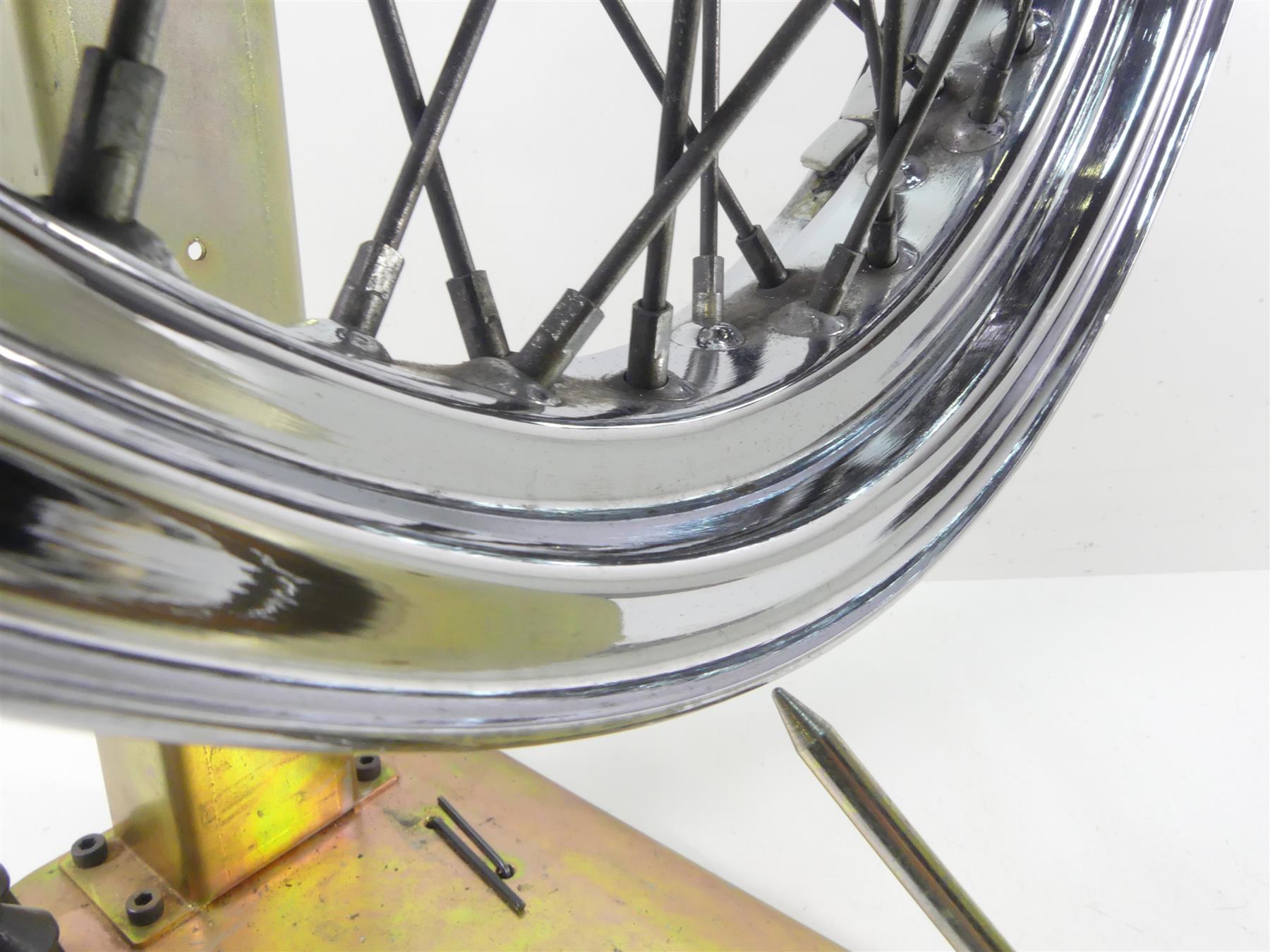 2005 Honda V-Twin VTX1800 S3 Front 17x3.5 Spoke Wheel Rim 44650-MCV-A11 {{ shop.shopifyCountryName }} - Mototech271