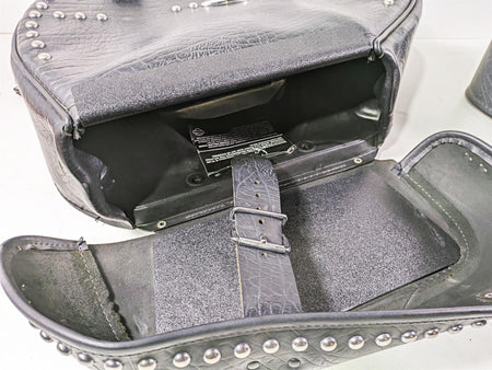 2008 Harley FLSTC Softail Heritage Saddlebag Saddle Bag Set 90477-06 90476-06 {{ shop.shopifyCountryName }} - Mototech271