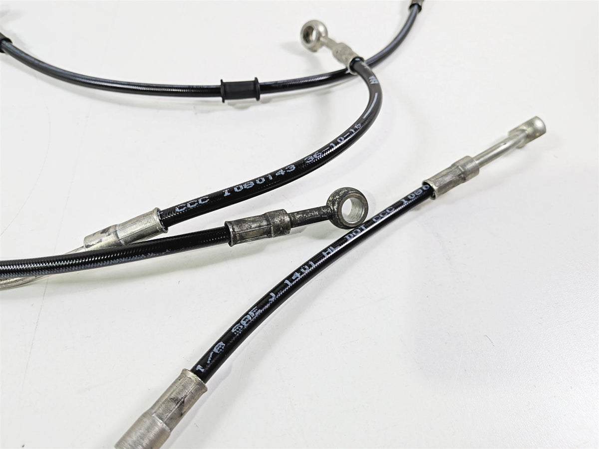 2017 Ducati Panigale 1299 Front Rear Abs Brake Line Set 61841351A 61841301A-Mototech271