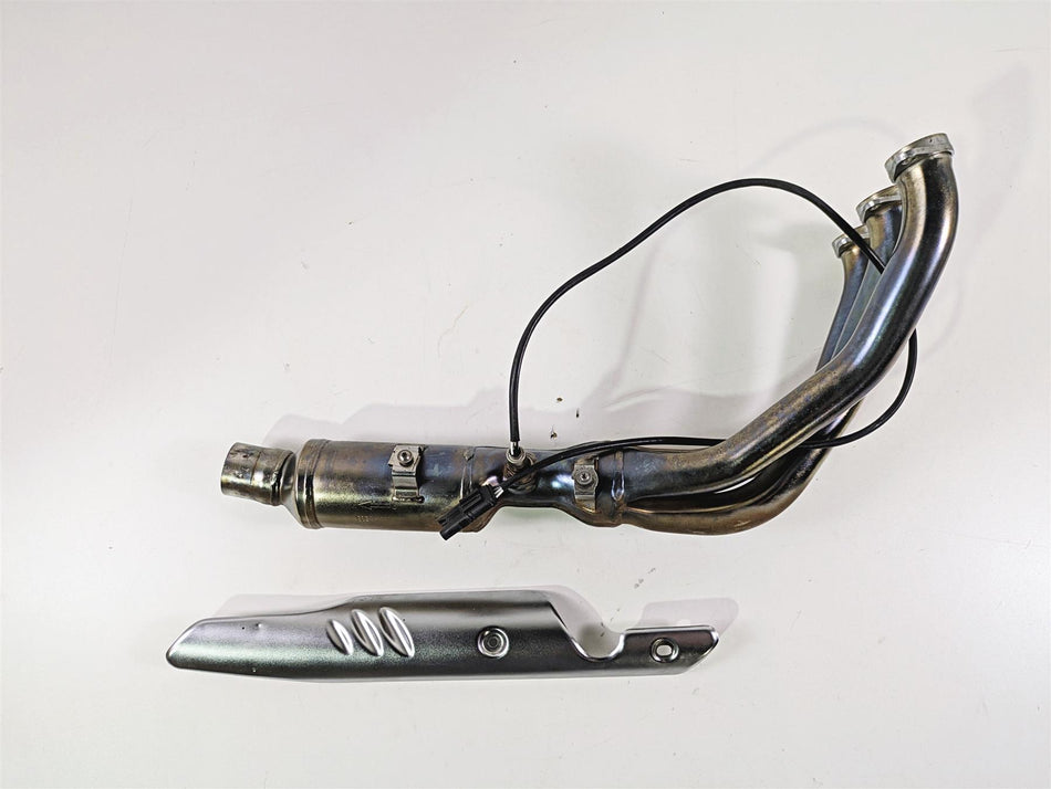 2014 BMW K1600 GTL K48 Right Exhaust Header Manifold + Heat Shield 18518546715 {{ shop.shopifyCountryName }} - Mototech271