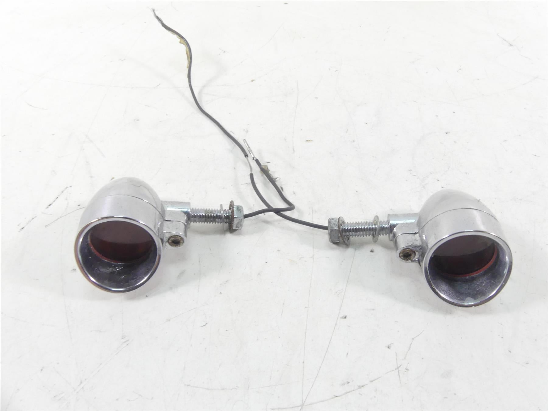 2001 Indian Centennial Scout Rear Chrome Turn Signal Blinker Set 66-063 66-064 {{ shop.shopifyCountryName }} - Mototech271