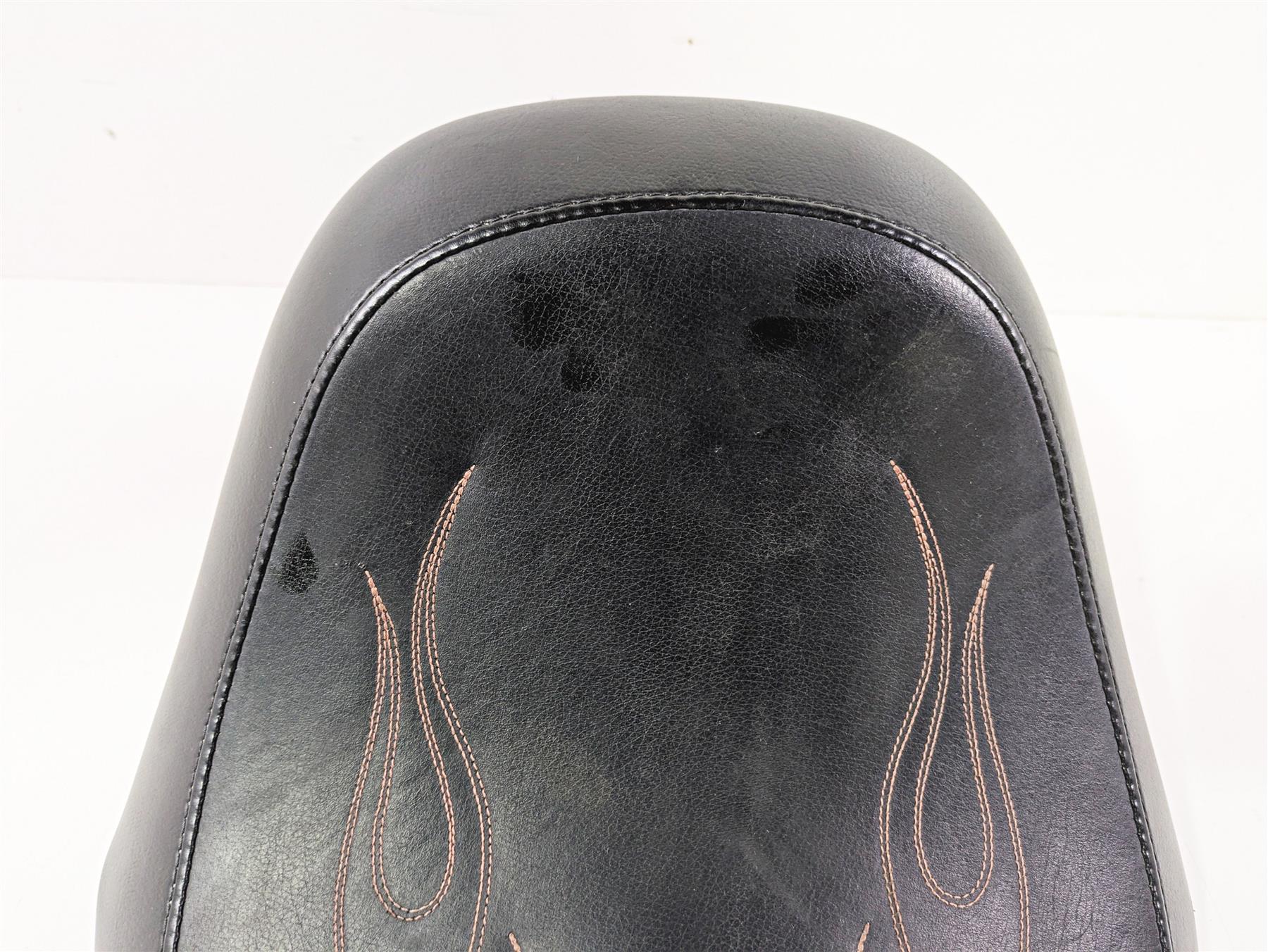 2008 Harley FXCWC Softail Rocker Danny Gray Weekday Solo Seat Flame Stitch {{ shop.shopifyCountryName }} - Mototech271