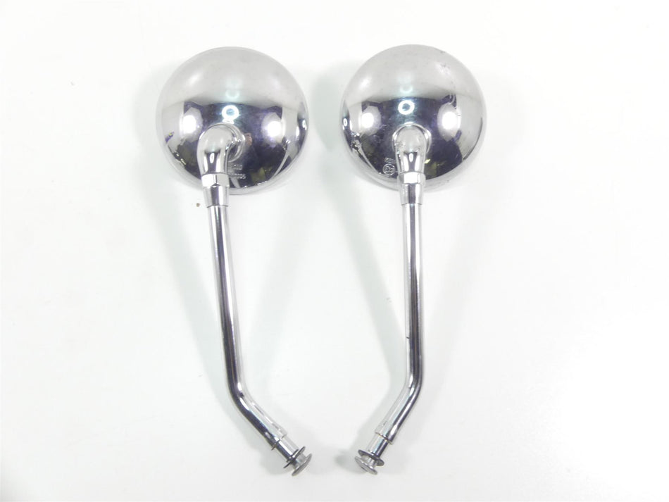 2013 Triumph Rocket 3 Touring Left Right Round Rear View Mirror Set T2066682 {{ shop.shopifyCountryName }} - Mototech271