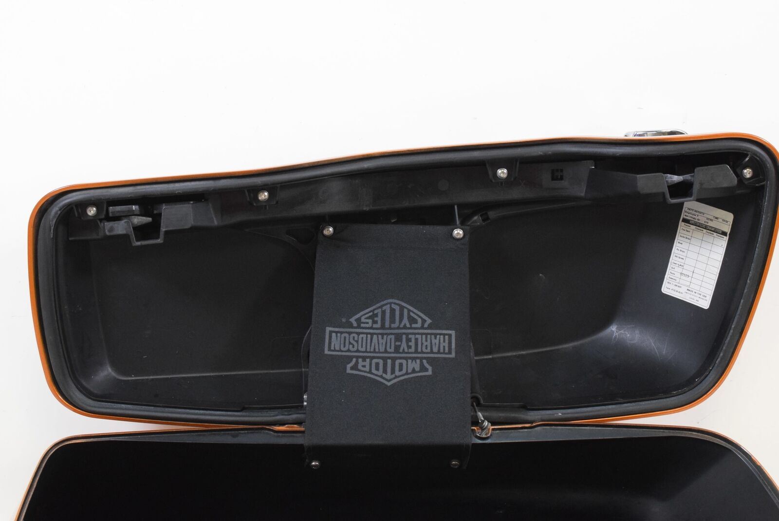 2014 Harley Touring FLHR Road King Left Saddlebag -Amber Whisky 90200414 {{ shop.shopifyCountryName }} - Mototech271
