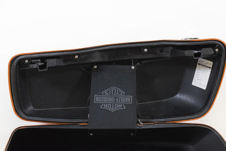 2014 Harley Touring FLHR Road King Left Saddlebag -Amber Whisky 90200414 {{ shop.shopifyCountryName }} - Mototech271
