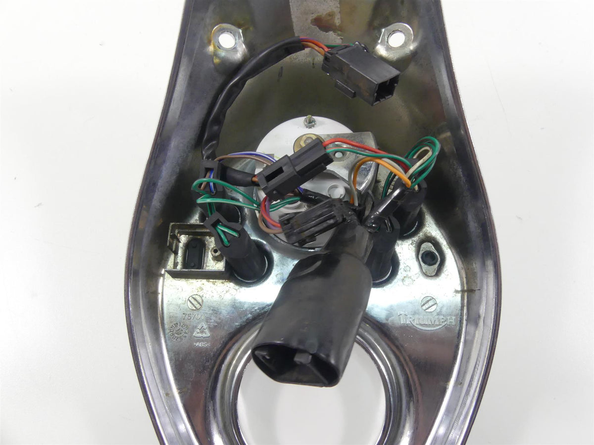 2002 Triumph Bonneville America Tank Cover Panel & Tachometer Tacho A9938043 {{ shop.shopifyCountryName }} - Mototech271