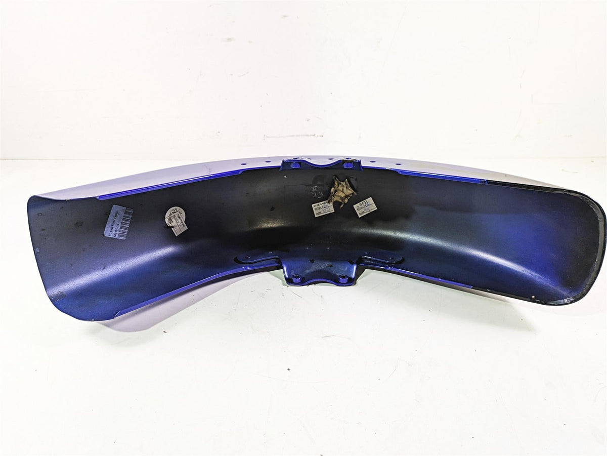 2011 Harley Touring FLHTCUSE CVO E-Glide Front Fender Blue READ 58900004 {{ shop.shopifyCountryName }} - Mototech271