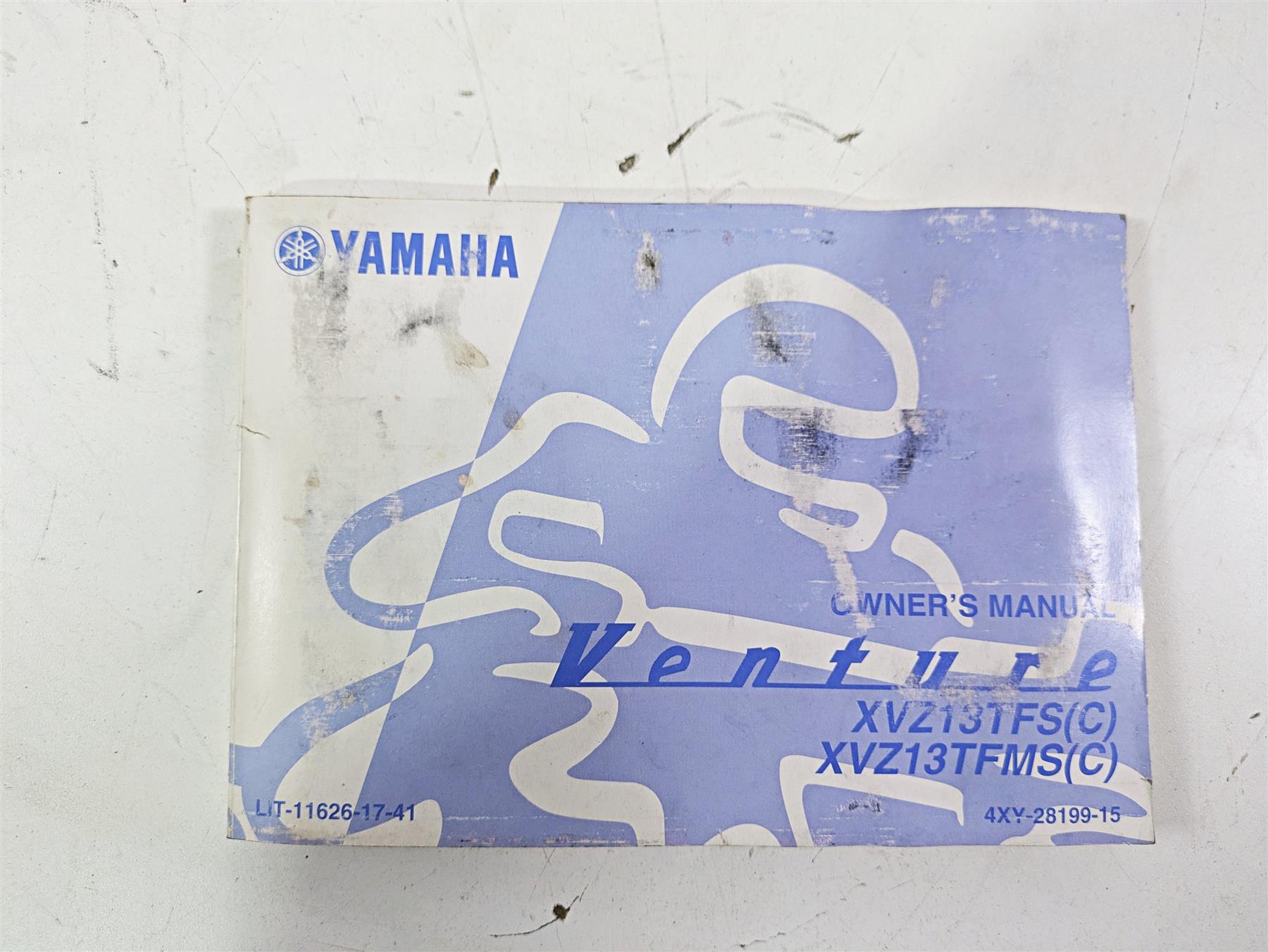 2004 Yamaha XVZ1300 Royal Star Oem Owners Manual Book 4XY-28199-15 {{ shop.shopifyCountryName }} - Mototech271