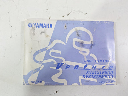 2004 Yamaha XVZ1300 Royal Star Oem Owners Manual Book 4XY-28199-15 {{ shop.shopifyCountryName }} - Mototech271