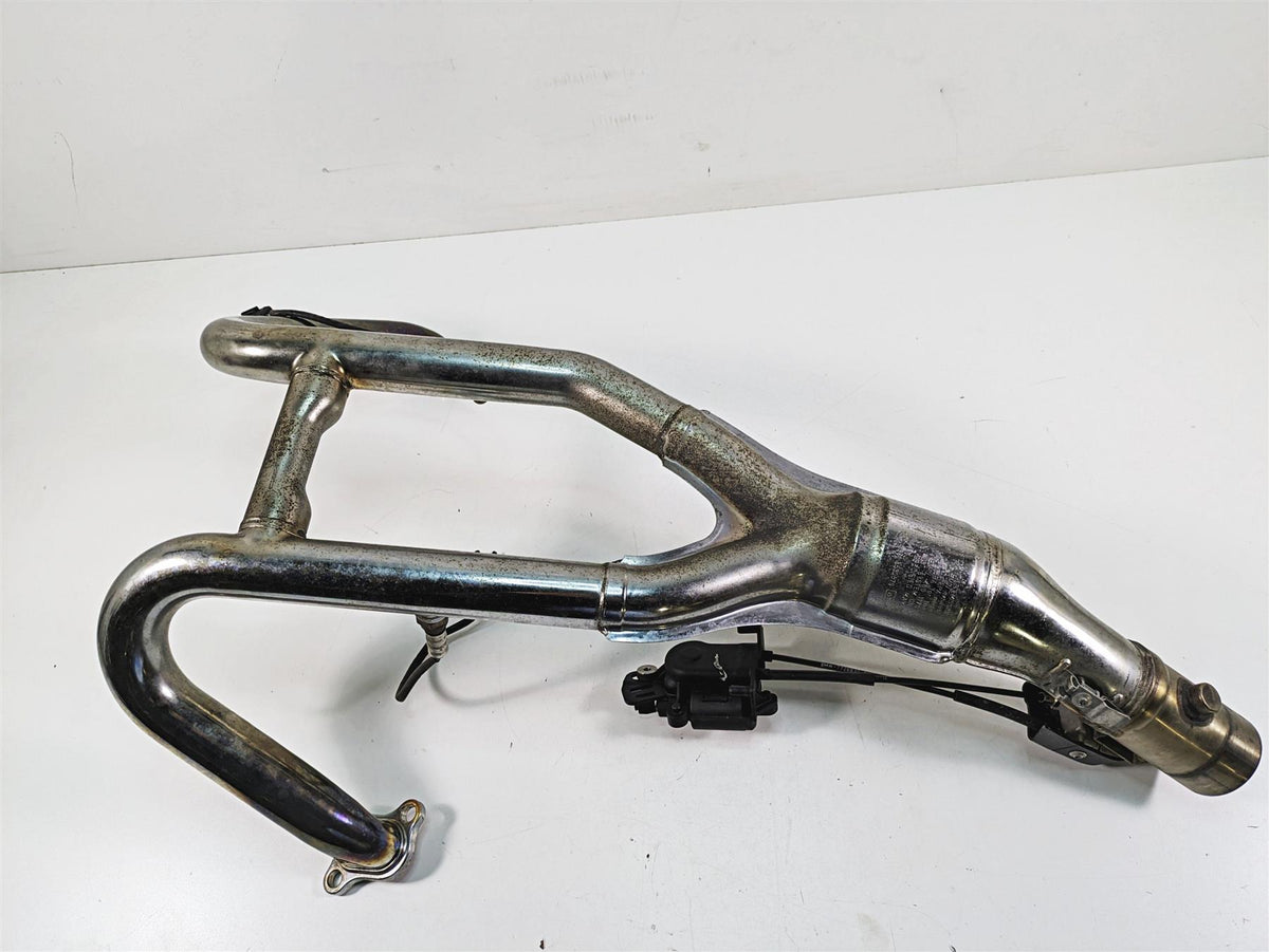 2016 BMW R1200R K53 Oem Chrome Exhaust Header Manifold Pipe & Servo 18518555270 {{ shop.shopifyCountryName }} - Mototech271