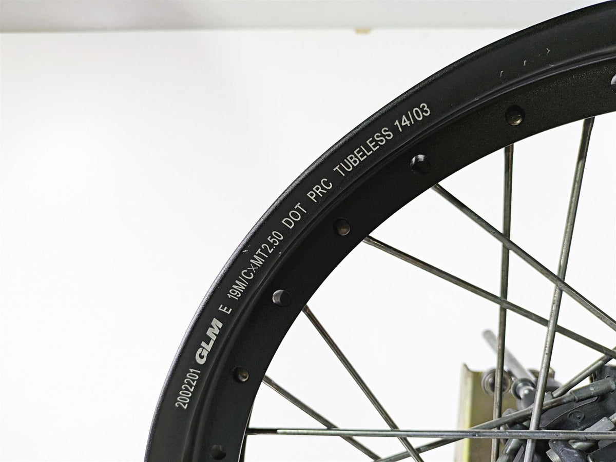 2015 Triumph Tiger Explorer XC Saxess 19x2.5 Dented Front Wheel Rim T2002300 {{ shop.shopifyCountryName }} - Mototech271