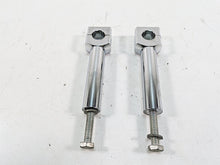 Load image into Gallery viewer, 1999 Harley Dyna FXDL Low Rider 6&quot; Chrome Handlebar Riser Holder Clamps | Mototech271
