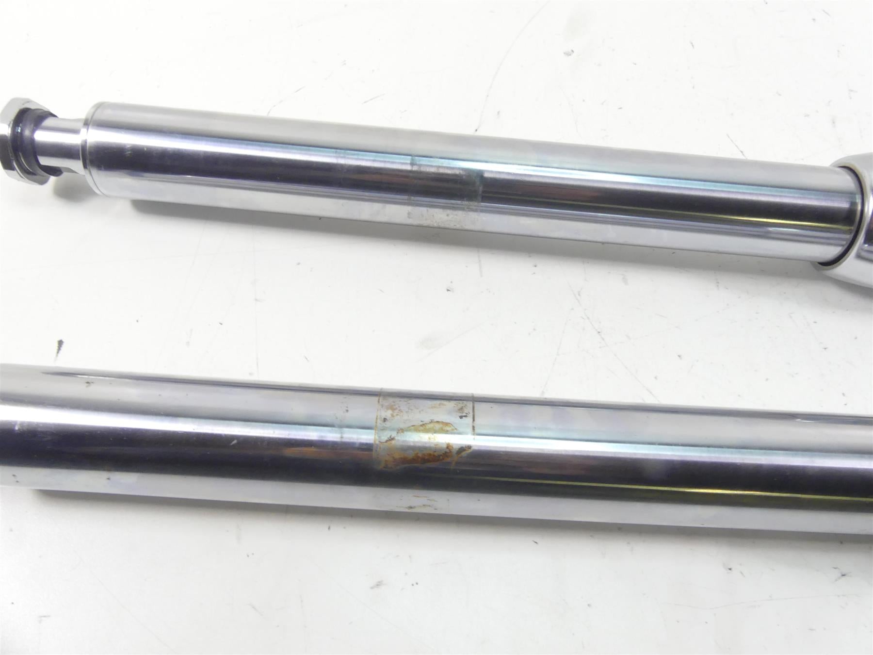 2004 Harley Softail FXSTD SE CVO Deuce Front Chrome Forks Leg Set 41mm 47652-04 {{ shop.shopifyCountryName }} - Mototech271