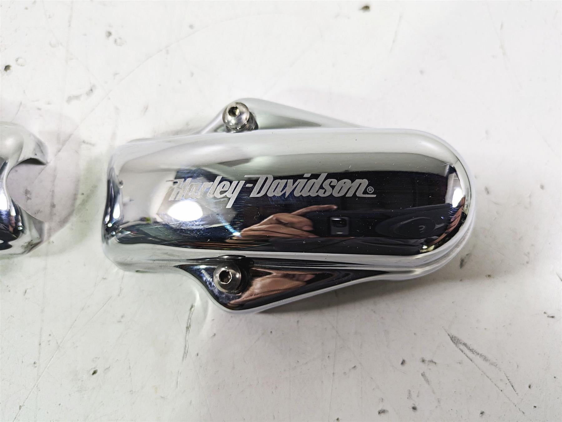 2005 Harley Softail FLSTFSE CVO Fat Boy Rear Axle Covers & Mounts 44500-03 {{ shop.shopifyCountryName }} - Mototech271