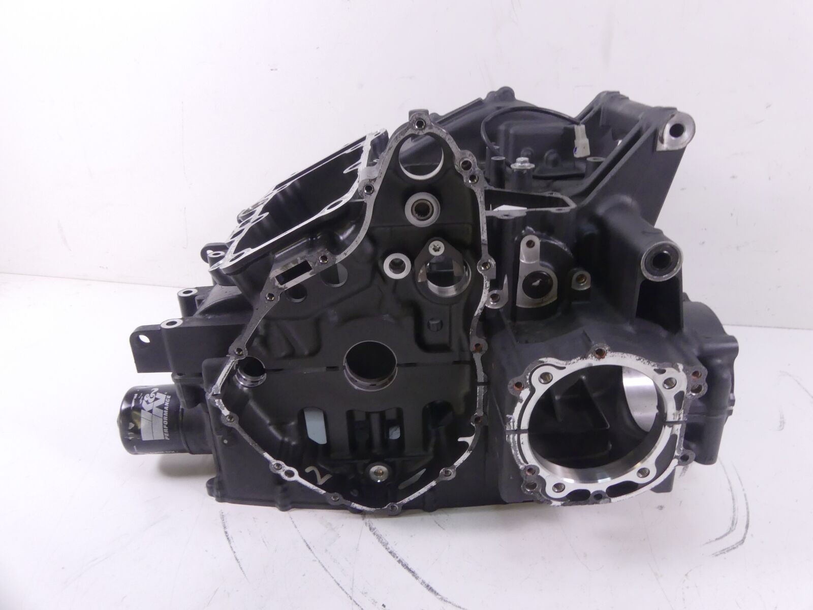 2012 Yamaha XT1200 Super Tenere Engine Motor Crank Case Housing 23P-15100-09-00 {{ shop.shopifyCountryName }} - Mototech271