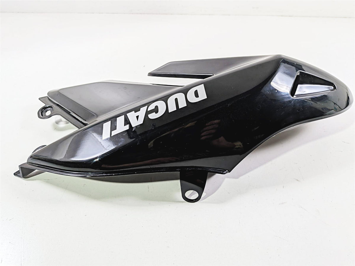 2009 Ducati Hypermotard 1100 S Black Left Tank Fairing Cover Cowl 48012511A-Mototech271