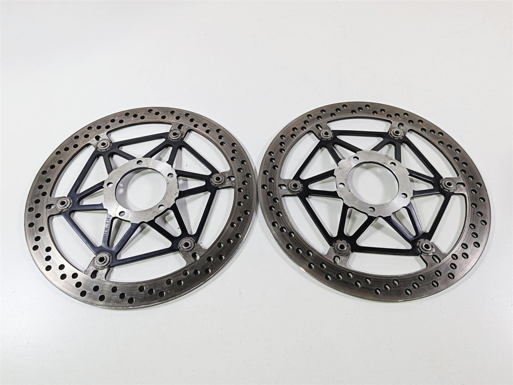 2017 Ducati Panigale 1299 Front Brake Rotor Disc Set 4.8mm 49240891A 49240901A-Mototech271