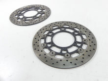 Load image into Gallery viewer, 2009 BMW F800GS K72 Front Brake Rotor Disc Set 300mm 34117713131
