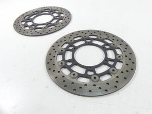 2009 BMW F800GS K72 Front Brake Rotor Disc Set 300mm 34117713131