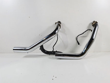 2007 Harley Dyna FXDB Street Bob Stock Exhaust Header Manifold Set 65631-06 {{ shop.shopifyCountryName }} - Mototech271