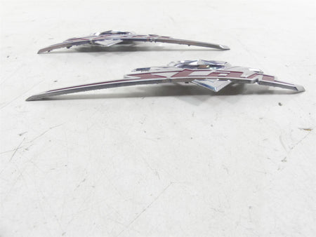 2002 Yamaha XVS1100 V-Star Fuel Gas Petrol Tank Emblem Set 5KS-2416B-10-00 {{ shop.shopifyCountryName }} - Mototech271