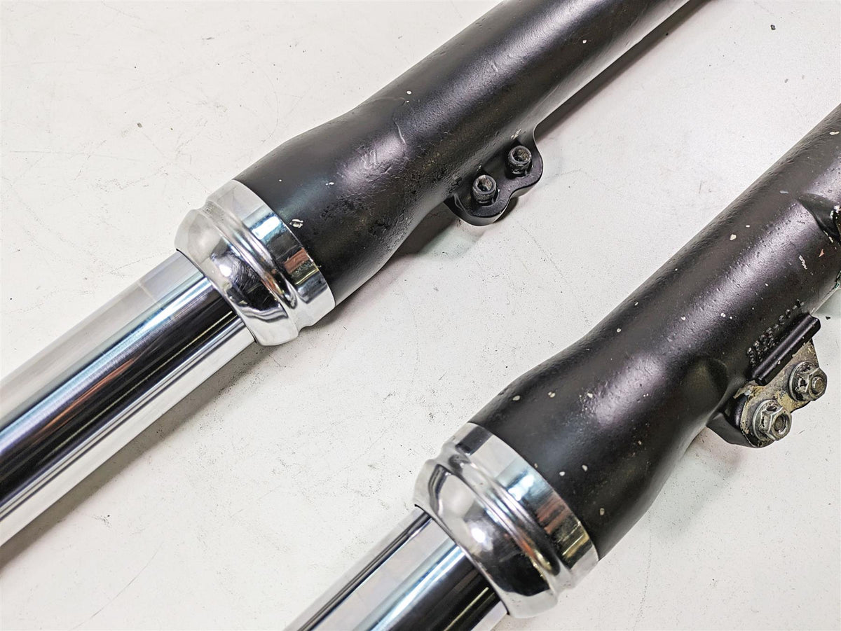 2009 Harley FXDC Dyna Super Glide Custom Straight Front Fork Legs 49mm 45947-06 {{ shop.shopifyCountryName }} - Mototech271