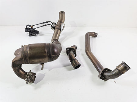 2009 Ducati Hypermotard 1100 S Oem Stock Header, Mid Pipe & Servo 57221451A-Mototech271