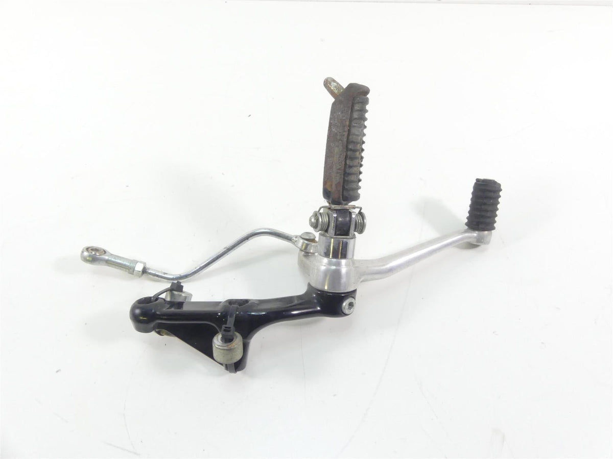 2006 Harley VRSCD Night Rod Left Front Footpeg + Shift Lever & Links 51091-06BK {{ shop.shopifyCountryName }} - Mototech271