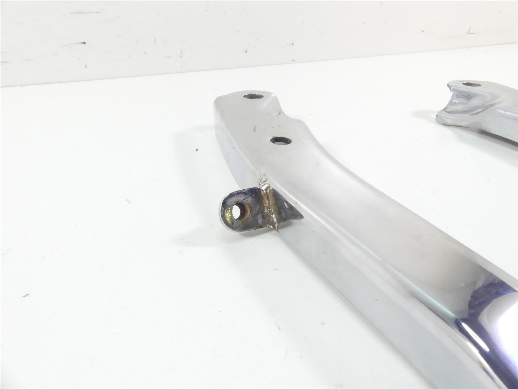 1998 Honda Shadow VT1100T Rear Fender Support Chrome Struts 77330-MBC-000 {{ shop.shopifyCountryName }} - Mototech271