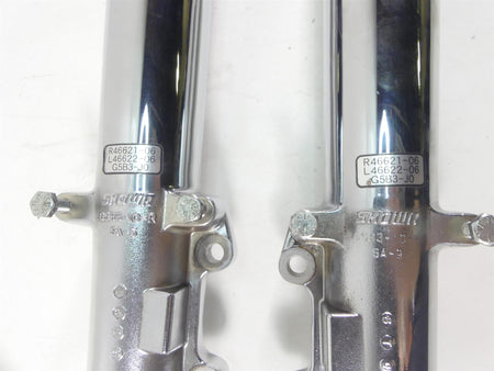 2007 Harley FLHTCU SE CVO Electra Glide Straight Front Forks 41mm 46621-06A {{ shop.shopifyCountryName }} - Mototech271