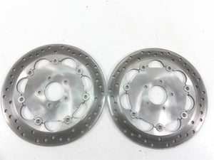 2015 Harley FXDF Dyna Fat Bob Front Brake Rotor Disc Set 46717-10