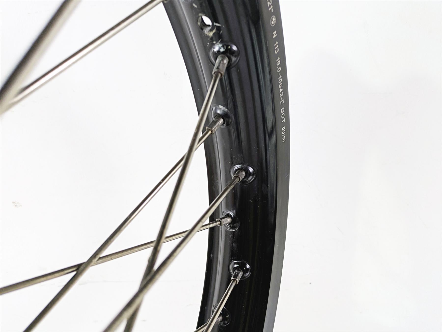 2017 BMW F800GS Adv K75 Straight 21x2.15 Front Wheel Rim 36318564176 {{ shop.shopifyCountryName }} - Mototech271
