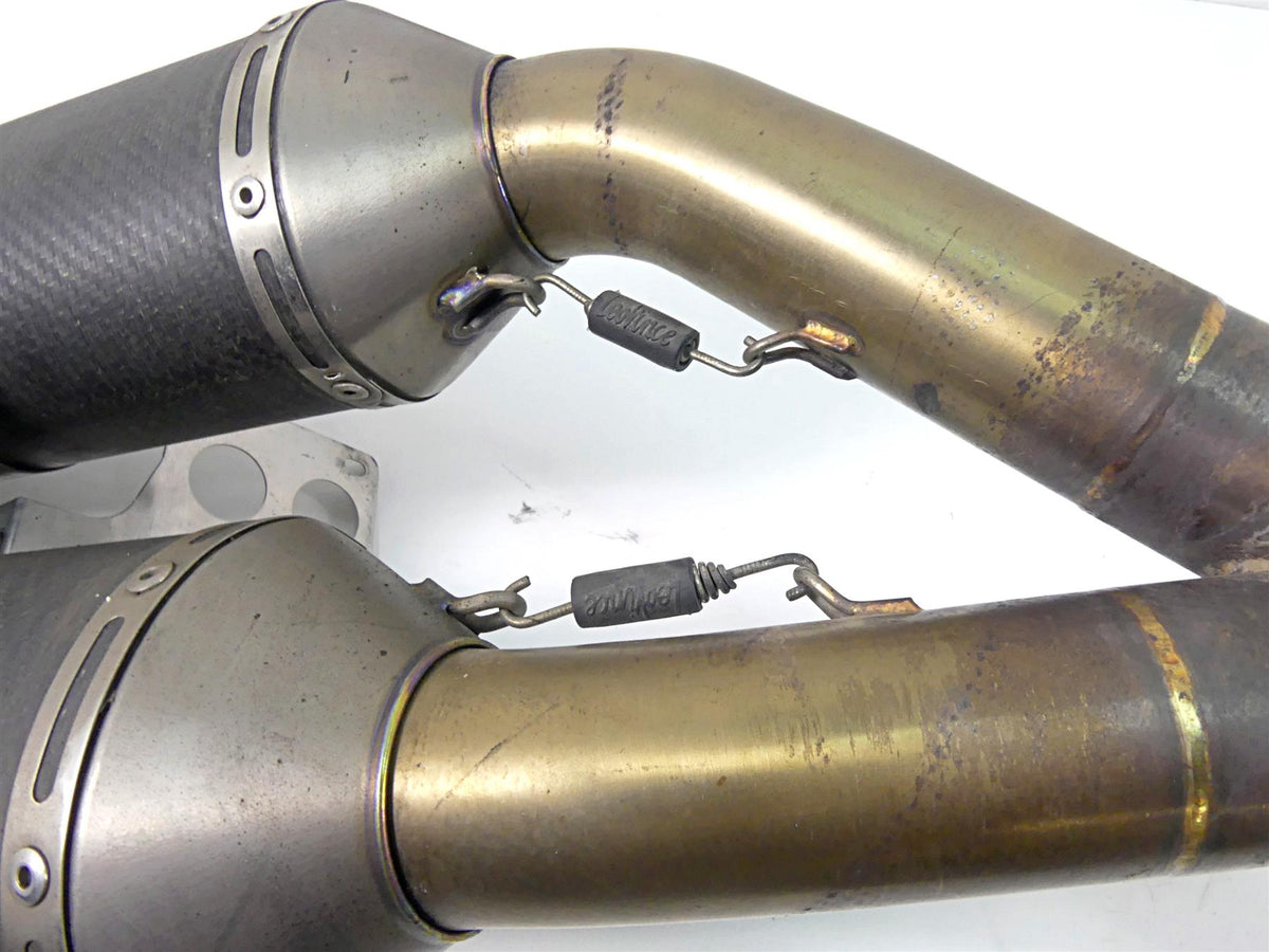 2008 Ducati 848 SBK LeoVince Header Muffler Carbon Exhaust System 307908202 {{ shop.shopifyCountryName }} - Mototech271