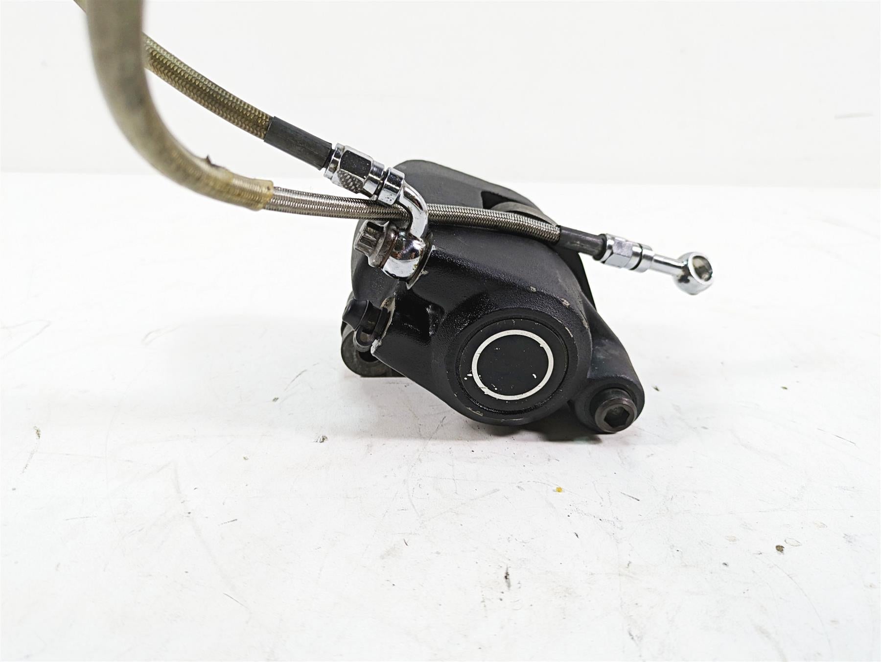 1990 Harley Sportster XLH883 XL883 Front Brake Caliper + Line - Read 44046-84 {{ shop.shopifyCountryName }} - Mototech271