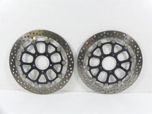 Load image into Gallery viewer, 2020 Ducati Panigale V2 Front Brake Rotor Disc Set 576miles Only 49240851A
