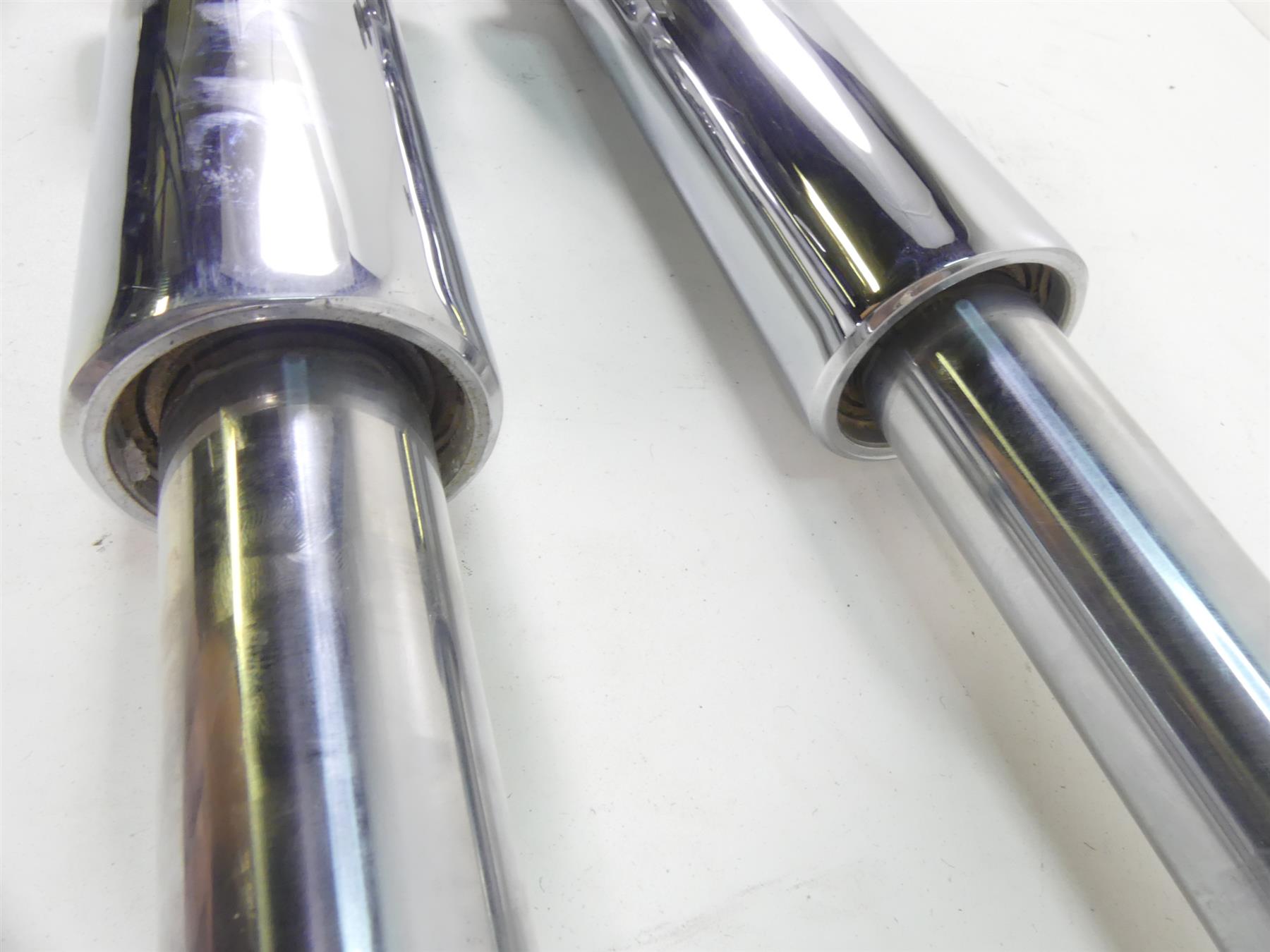 2004 Harley FLHTC SE CVO Electra Glide Chrome Strgt 41mm Front Forks 45500168 {{ shop.shopifyCountryName }} - Mototech271