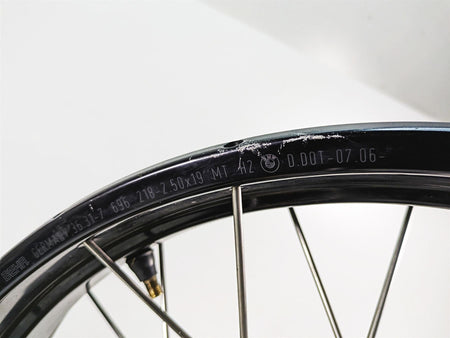 2007 BMW R1200GS K255 Adv 19x2.5 Front Wheel Spoke Rim 36317710866 36317696218 {{ shop.shopifyCountryName }} - Mototech271