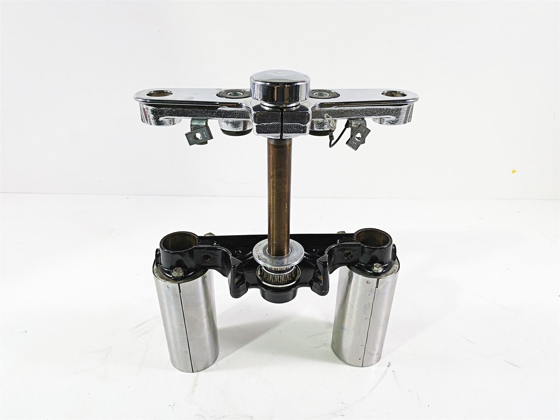 2008 Harley FLSTC Softail Heritage Lower & Upper Triple Tree Set 41mm 45605-00A {{ shop.shopifyCountryName }} - Mototech271