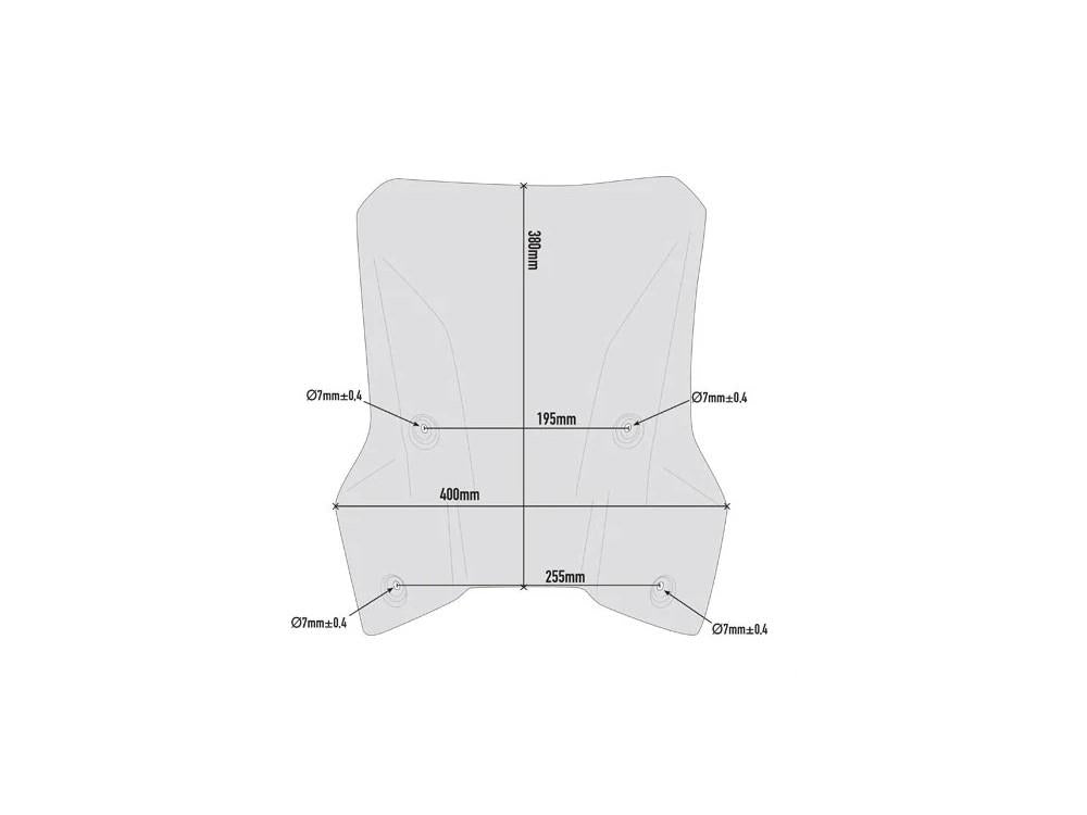 2020 KTM 1290 Super Adventure R Windshield Screen Givi Light Smoke 380mm D7706S {{ shop.shopifyCountryName }} - Mototech271