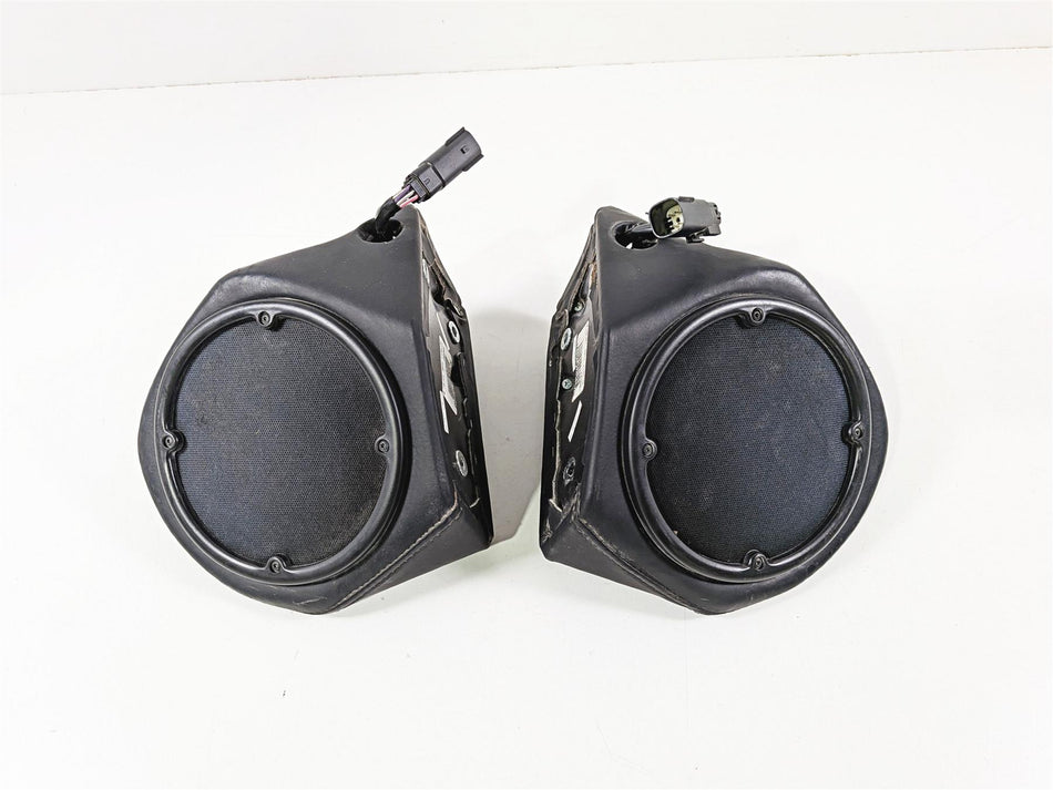 2011 Harley Touring FLHTCU CVO Electra Glide Trunk Speakers 76301-08A 76284-08A-Mototech271