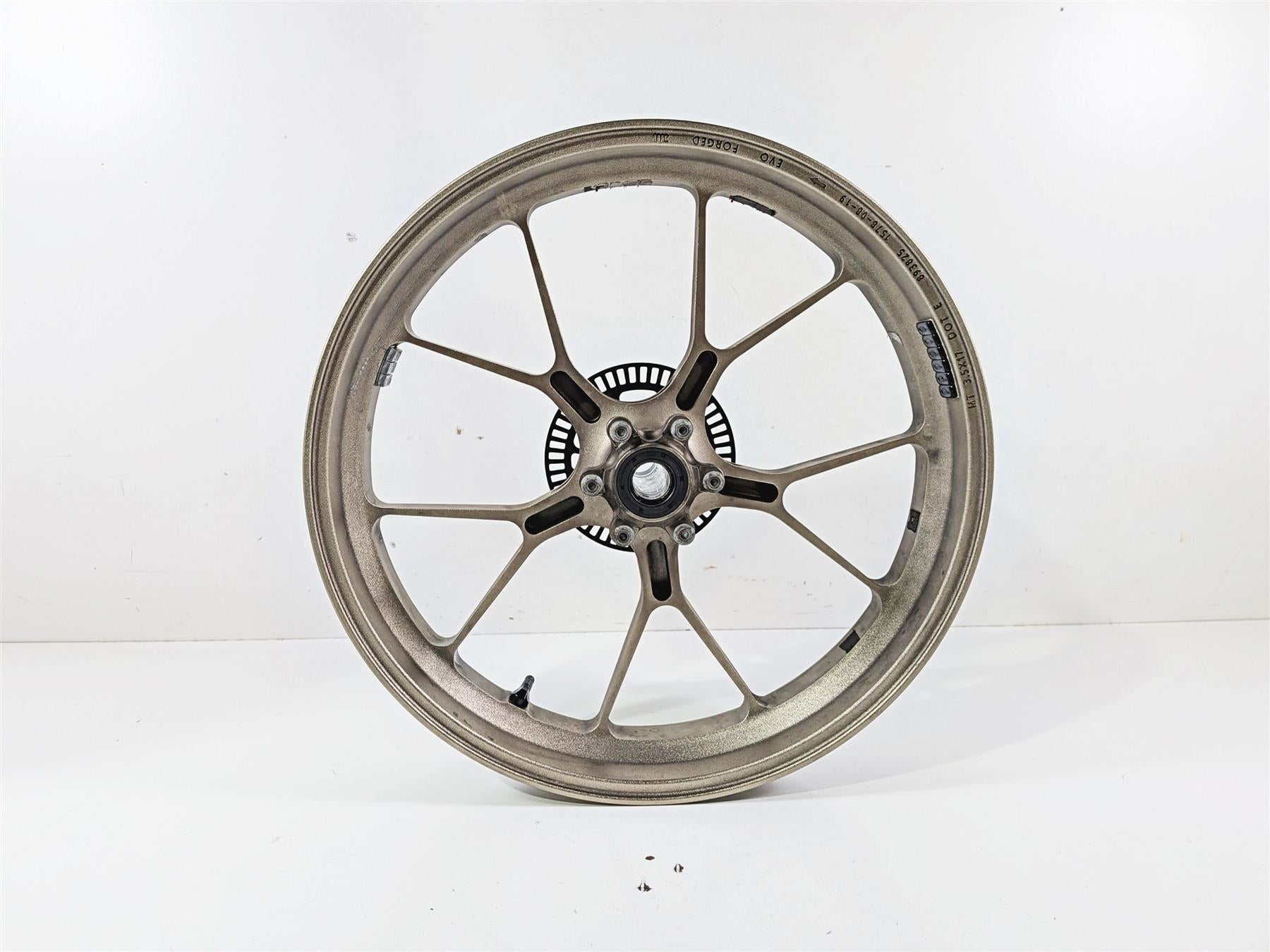 2018 Aprilia RSV4 RR Straight Evo Forged 17x3.5 Front Wheel Aluminum 2B0058766 {{ shop.shopifyCountryName }} - Mototech271
