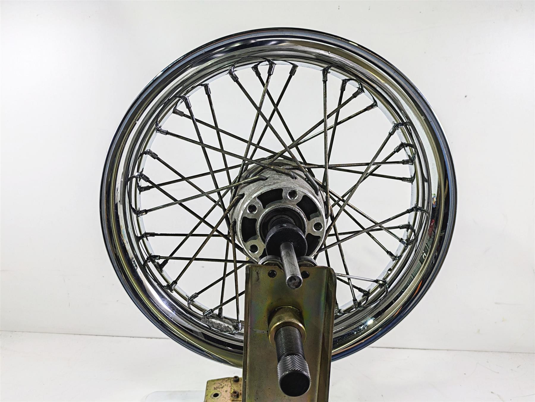 2008 Harley FLSTC 105TH Softail Heritage 16x3 Rear Wheel Spoke Rim 40700-08A | Mototech271