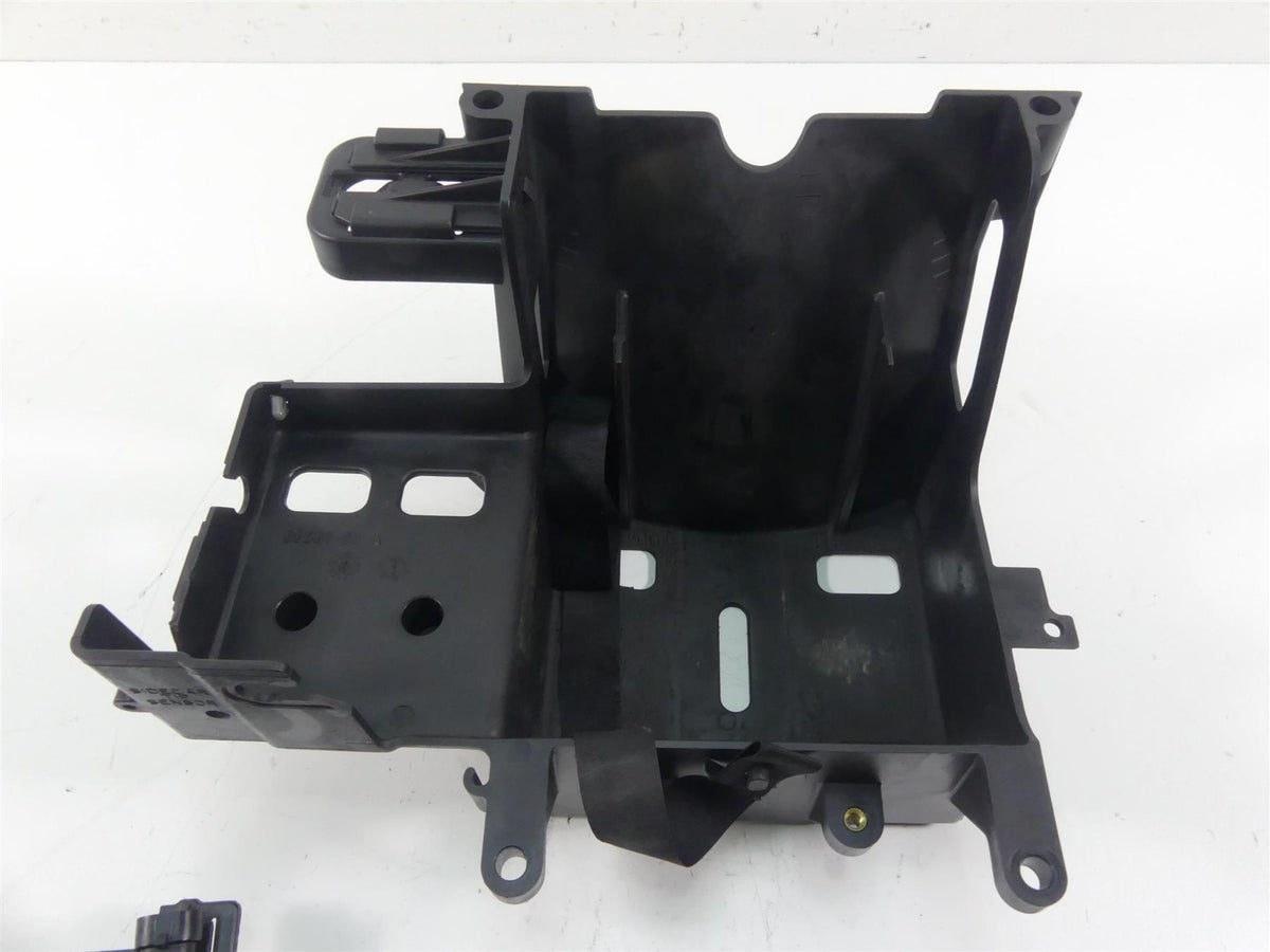 2009 Harley FLHTCU SE4 CVO E-Glide Battery Tray & Electric Carrier 66281-09B {{ shop.shopifyCountryName }} - Mototech271
