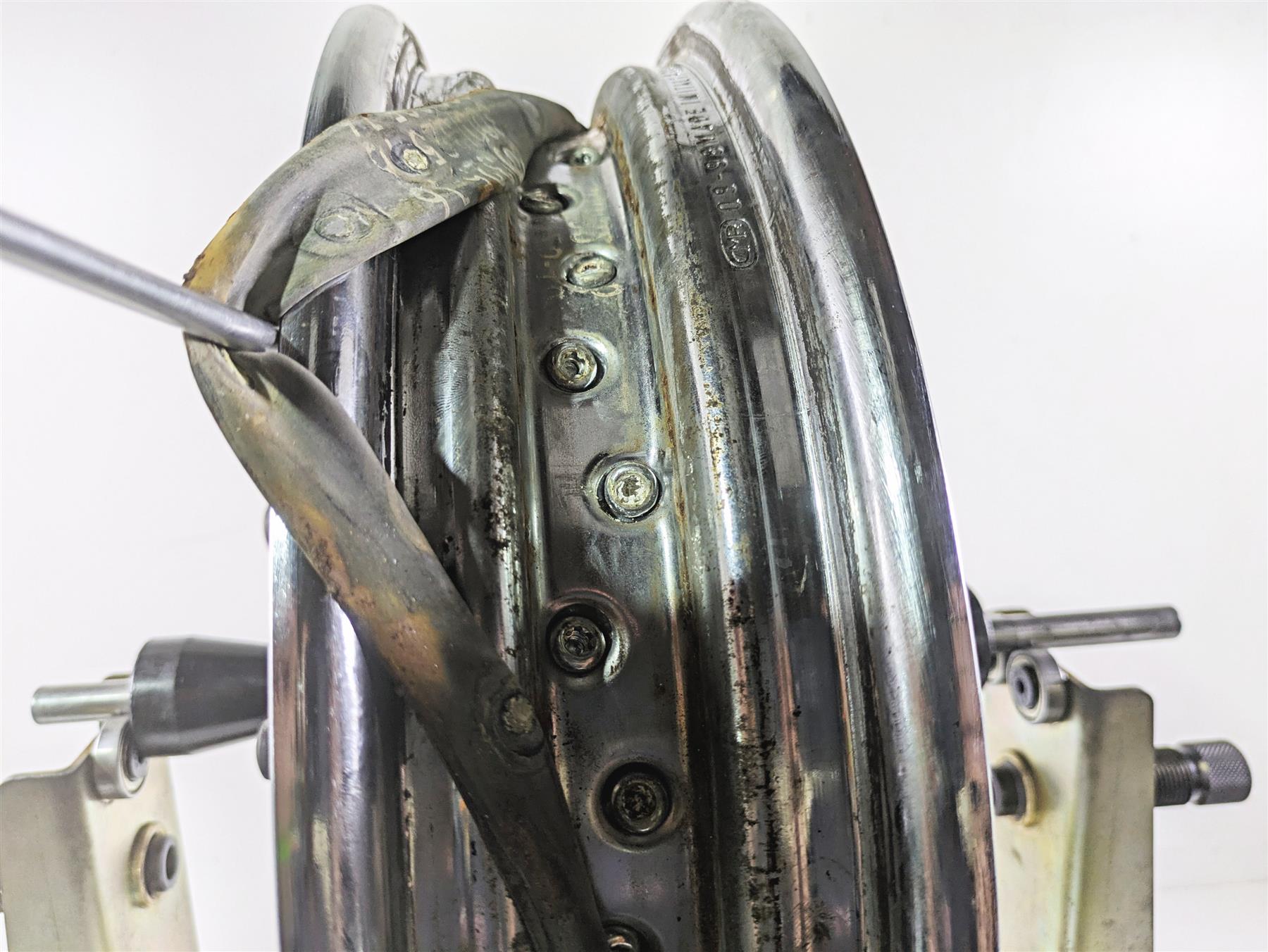 1999 Harley Touring FLHTCUI E-Glide Rear Wheel Rim 16x3 Spoke READ 41010-86C {{ shop.shopifyCountryName }} - Mototech271