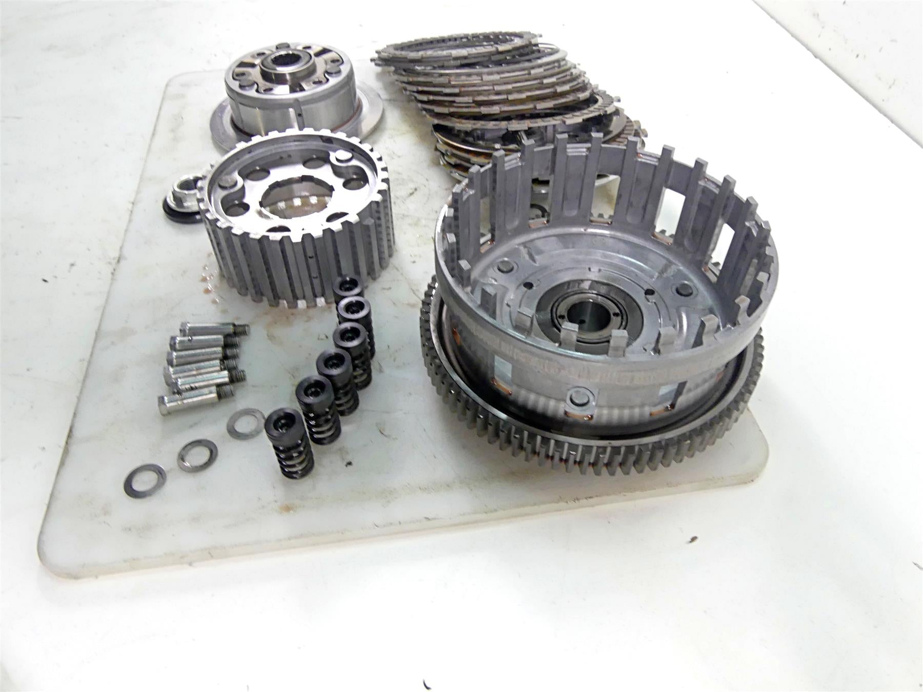 2012 Kawasaki ZX1400 ZX14R Ninja Clutch Basket Friction Disc Set