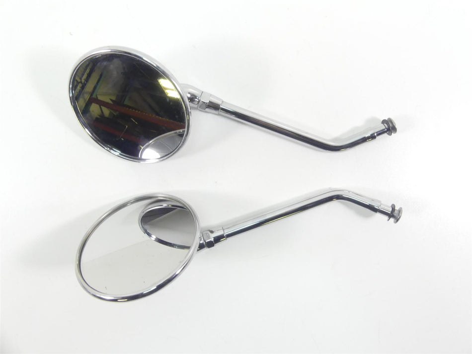 2013 Triumph Rocket 3 Touring Left Right Round Rear View Mirror Set T2066682 {{ shop.shopifyCountryName }} - Mototech271