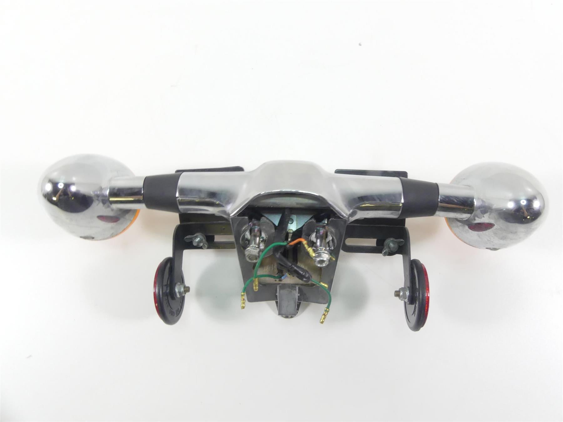 2007 Honda VT1100 C2 Shadow Rear Blinker Bar Plate Holder Set 33600-MBA-612 {{ shop.shopifyCountryName }} - Mototech271